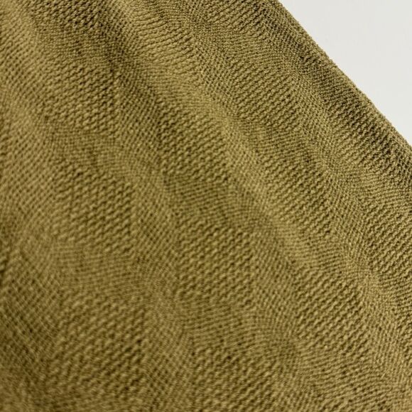 VTG Hand Knit Olive Green A-Line Skirt S - Picture 4 of 7